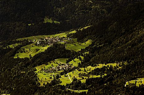 Ovaro from Panoramica delle Vette